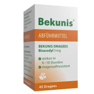 BEKUNIS Dragees Bisacodyl 5 mg magensaftres.Tabl.