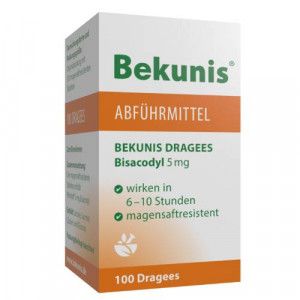 BEKUNIS Dragees Bisacodyl 5 mg magensaftres.Tabl.