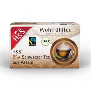H&S Bio Schwarzer Tee aus Assam Filterbeutel